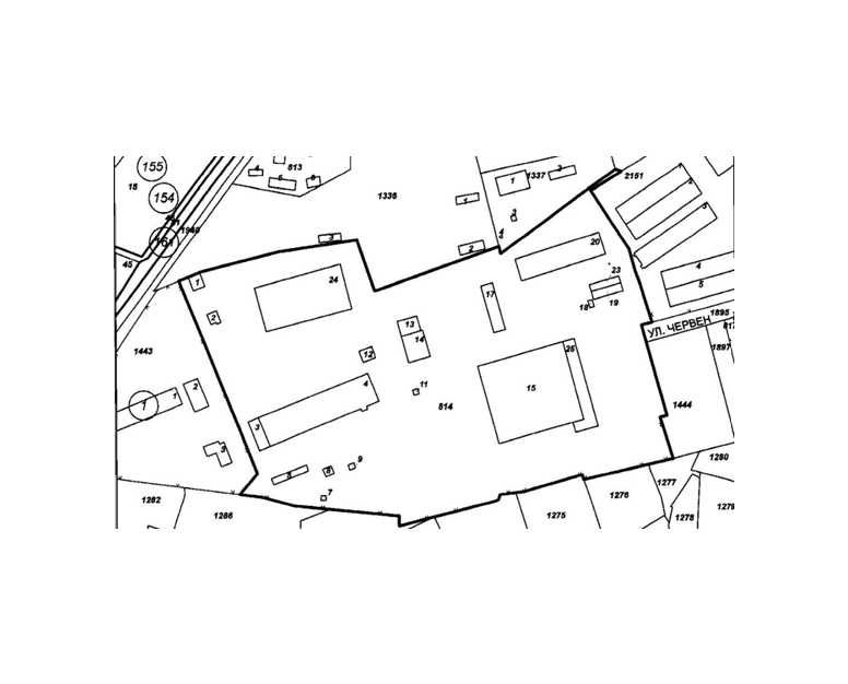 Бивш машиностроителен завод в гр. Борово, ул. “Червен” №15, обл. Русе