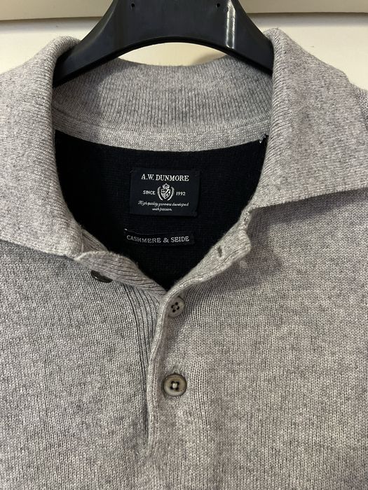 Мъжки пуловер коприна и кашмир A.W.Dunmore