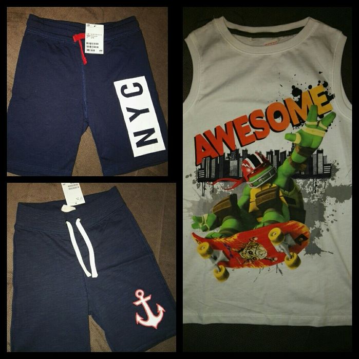 Нови дрехи ръст 122 -128 Nike, Benetton, H&M