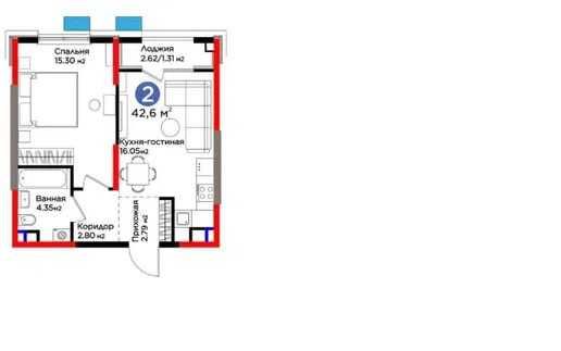 ЖК Sado 2/4/9 квартира 41м2 коробка продается успейте купить: Яшнабад