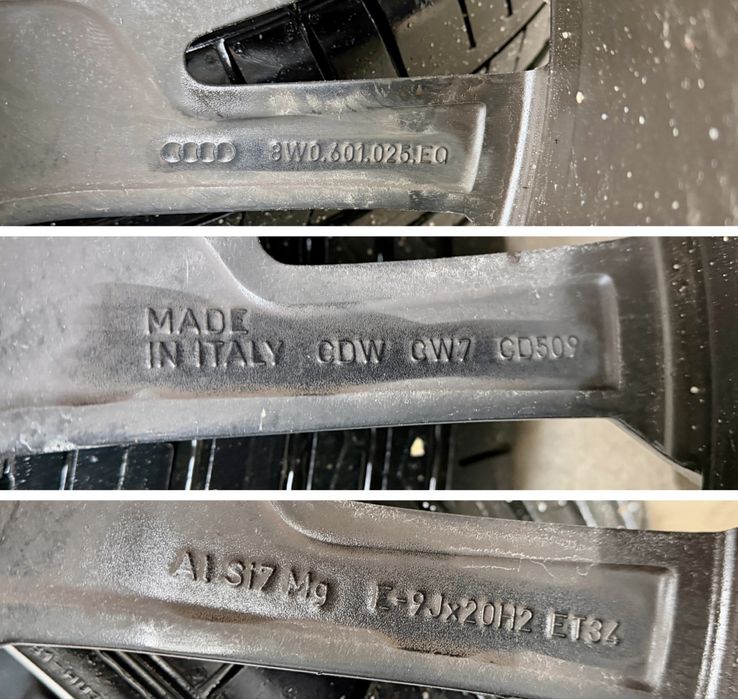 OEM джанти Audi S5 с гуми / 20" 5x112, ET34, 9J, 66.6