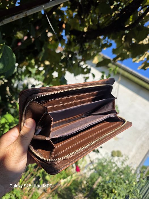 Vând 3 portofele handmade din piele naturală, la pachet