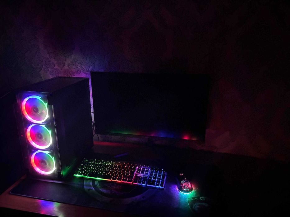Gaming PC i5-2500 RX580 8GB / Zifler 27" 120Hz monitor bilan komplekt