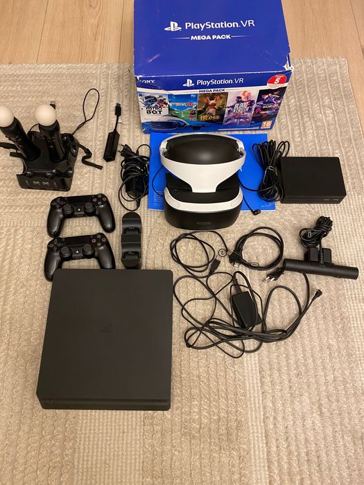 PS 4 1 TB slim +VR + joystik