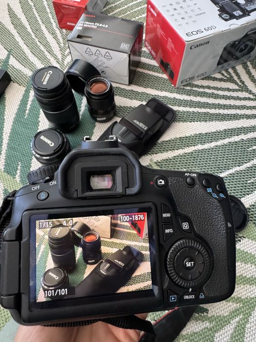 Canon 60D + Sigma 17-70mm F2.8-4.5 DC Macro – много запазен комплект