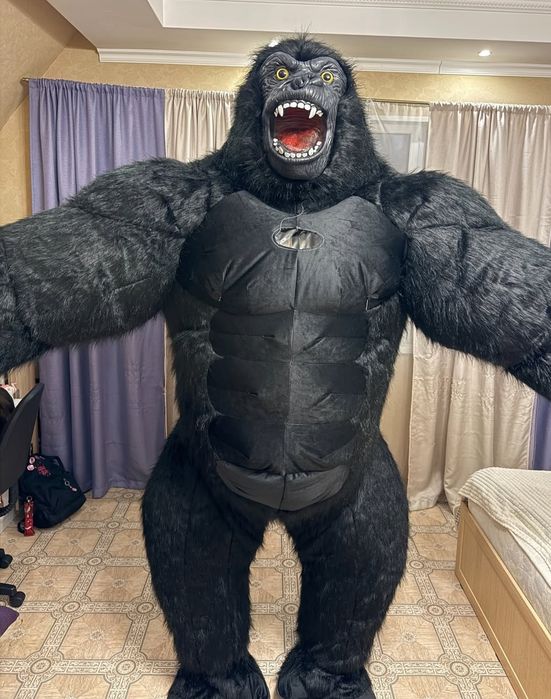 Надувной костюм гориллы
