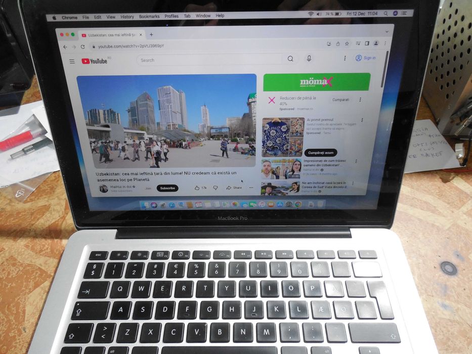 Vand laptop MacBook Pro 13 inch