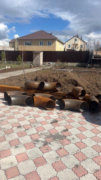 Труба диаметр 377 и отвод