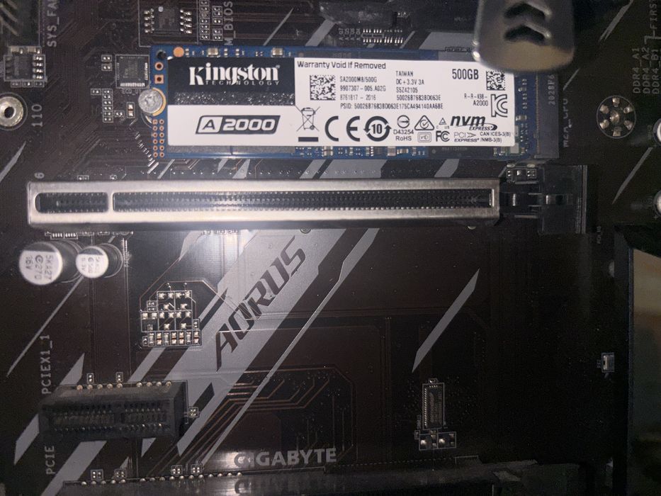 SSD NVMe Kingston 500GB