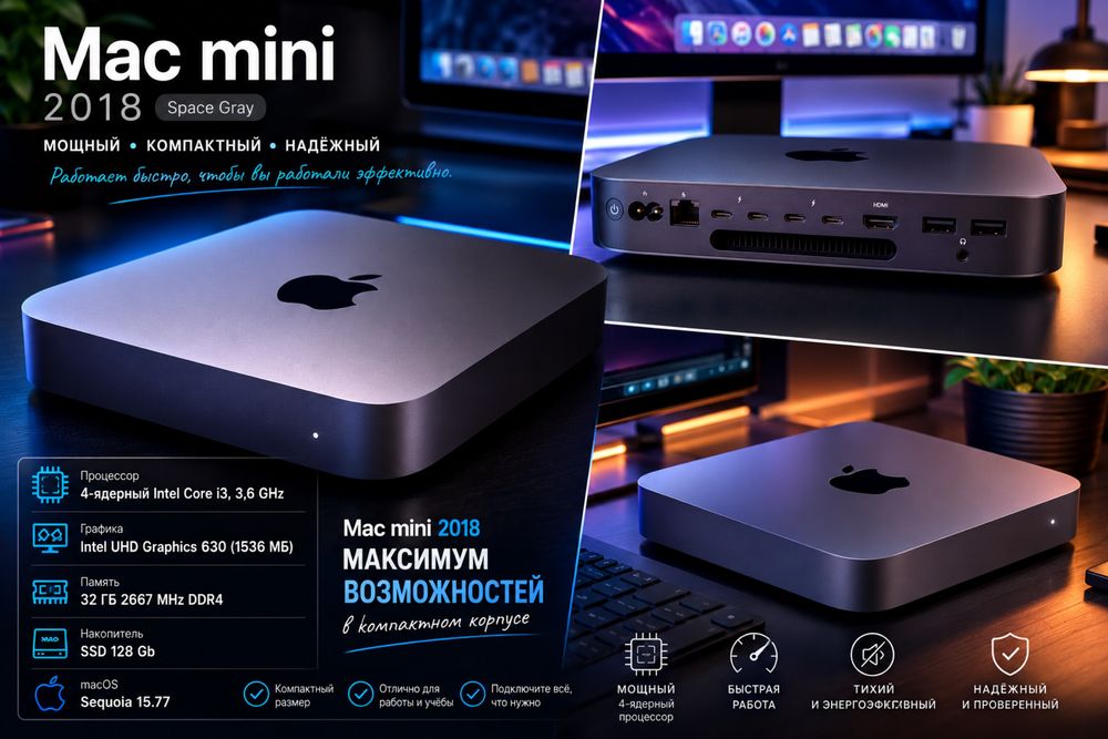 Mac mini 2018/ 32 gb DDR4