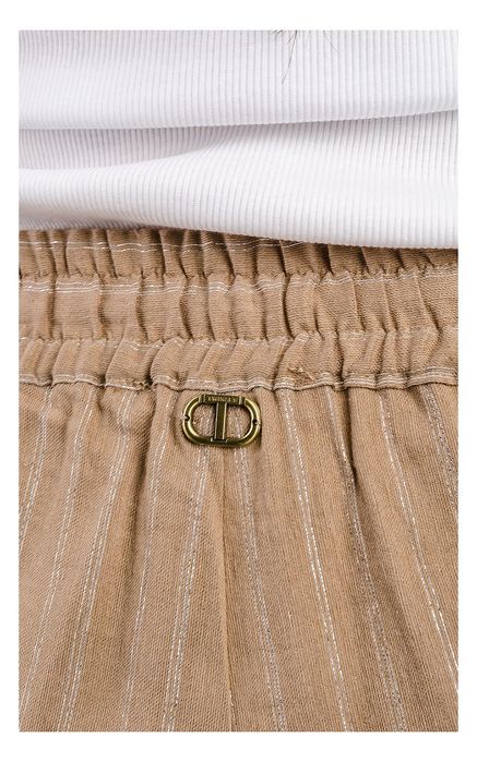 Панталон Twinset,размер  53 XL/XXL,лен и памук,ластик на кръста, нова с етикет!