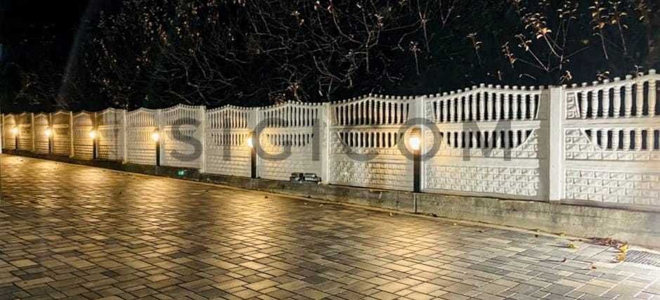 Placi de gard  si Stalpi spalieri , pari din beton pentru imprejmuiri