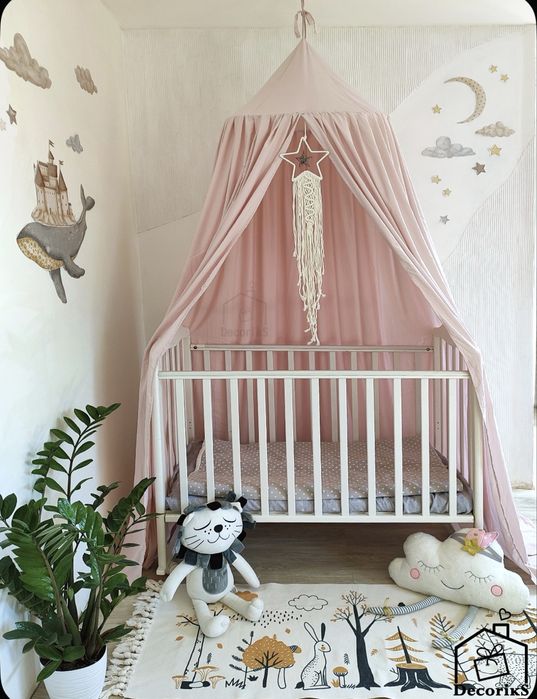 Продаю балдахин розовый