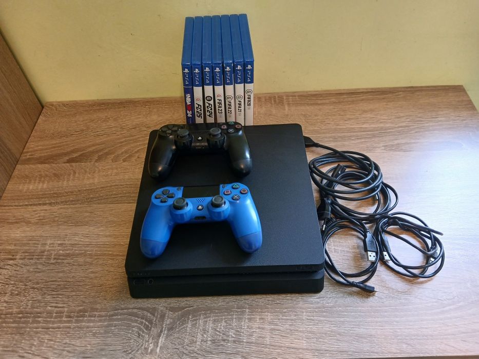 Конзола PlayStation 4 PS4 slim + 7 игри