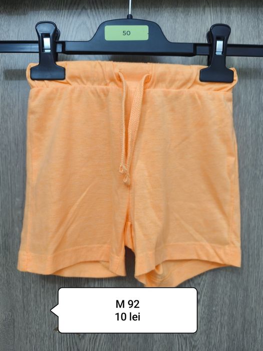 Pantaloni 6 buc  băieți scurți vară M 86 -92