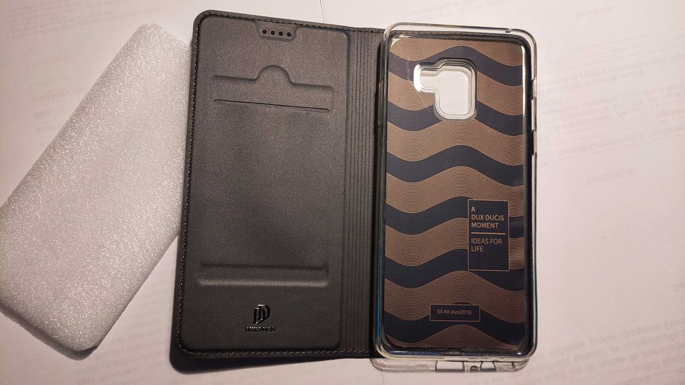 Husa tip carte telefon Samsung A8 Plus