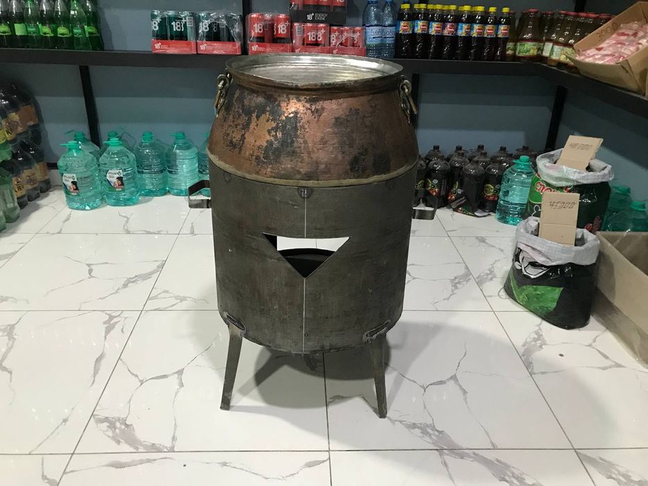 Mis qazon kazan qozon 8 kilo osh ketadi