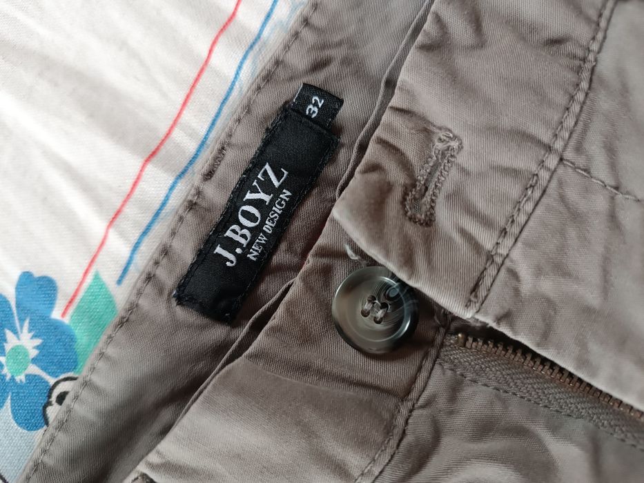 Pantaloni chino bărbați bej/gri