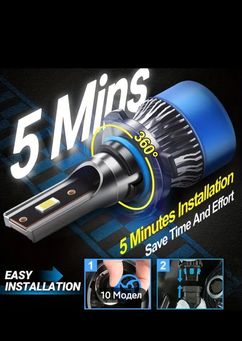 Лед крушки за фарове H7 и H11