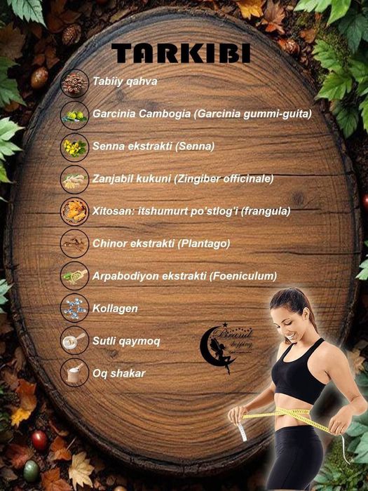 Nefer Titi tabiiy va bezarar ozish uchun kofe