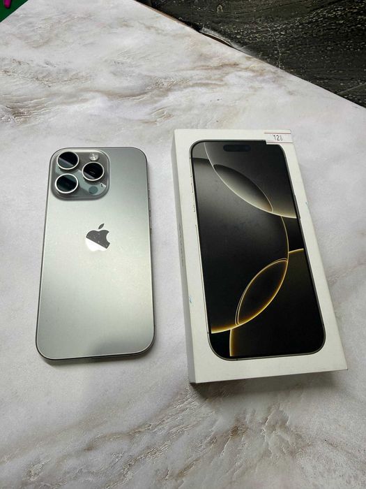 Iphone 16 pro 128GB 96% {Кызылорда ,Тасбугет, Есенова 47} ЛОТ 103/1049