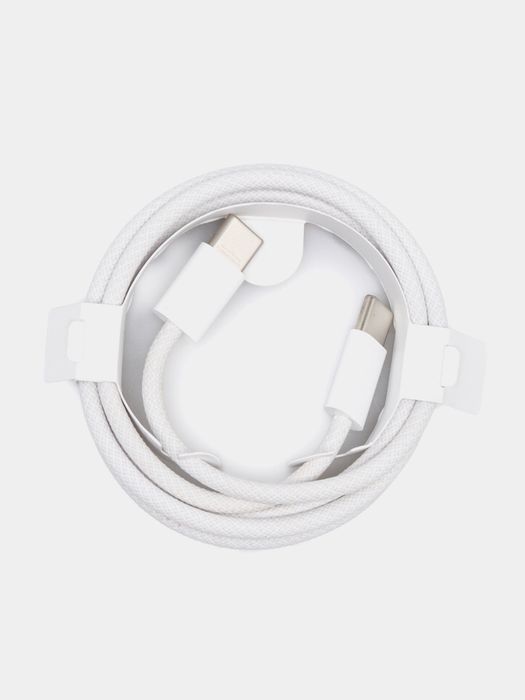 Кабель для зарядки Apple USB‑C — USB‑C, длина 1 м, мощность 60 Вт