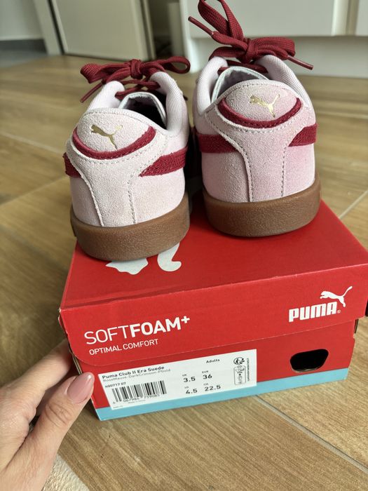 Велурени дамски маратонки Puma 36