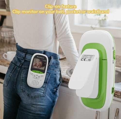 %Нов БЕБЕФОН VB602 с цветен екран 2" двупосочно аудио 2025 от вносител