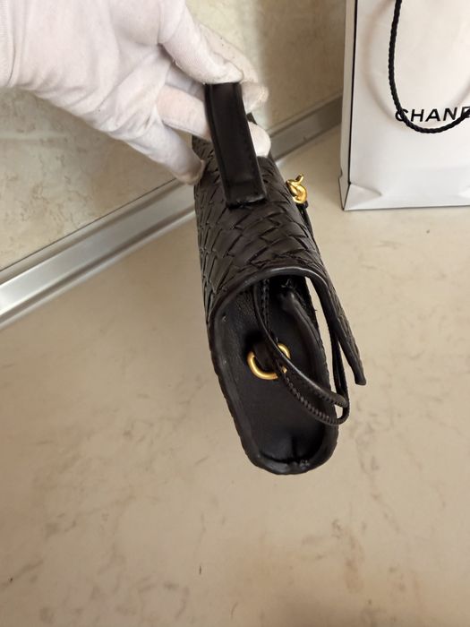 Дамски клъч Bottega Veneta черен