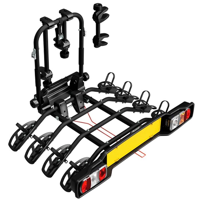 Suport biciclete Peruzzo Parma 4 biciclete 706/4N negru cu prindere pe carligul de remorcare, Nou_Pret importator_Emitem Factura & Garantie