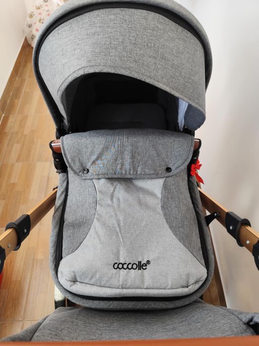 Carucior Coccolle Ambra Gri – 2 în 1 (landou + sport)