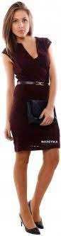 Rochie midi din dantela grena burgundy Mango XS