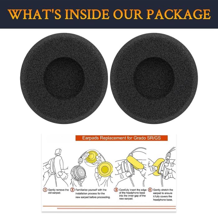 Set 2 bureti pentru casti Grado SR60, SR80, SR125, SR225, M1, M2