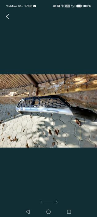 Grila inferioara bara  fata jogger ,sandero ,stepway