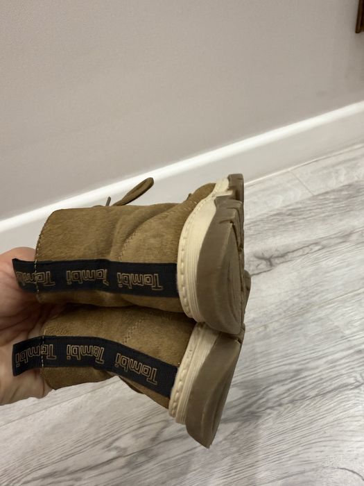 Ботинки детская натуральная замша