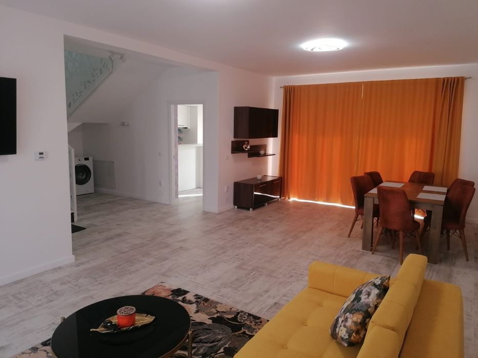 Apartament în duplex  120 mp + grădină 360 mp – 3 parcări, liniște, lângă Livada Polocsay, Borhanci