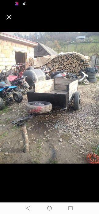 Vând remorca motocultor, ATV, tractoras