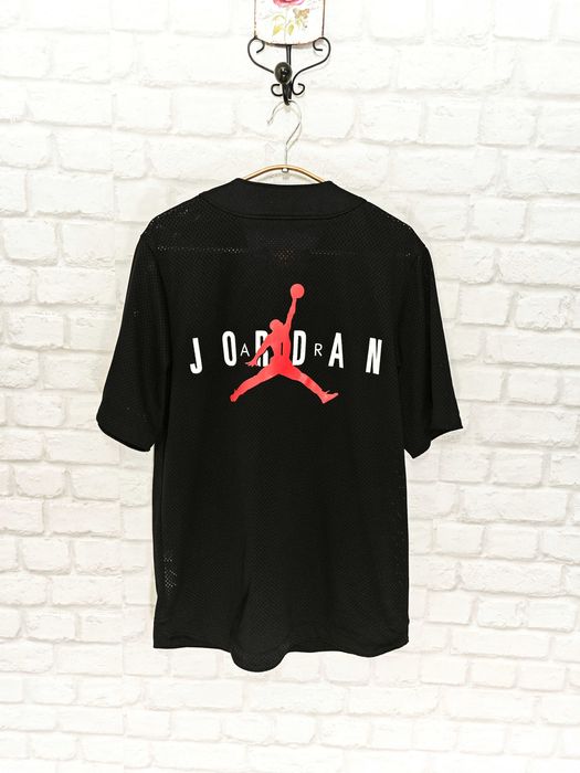 Nike Jordan Air Mesh Оригинална мъжка тениска риза с копчета размер М