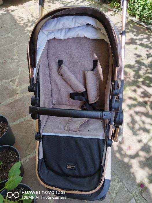 Детска количка KikkaBoo Irene,Beige 2 in 1
