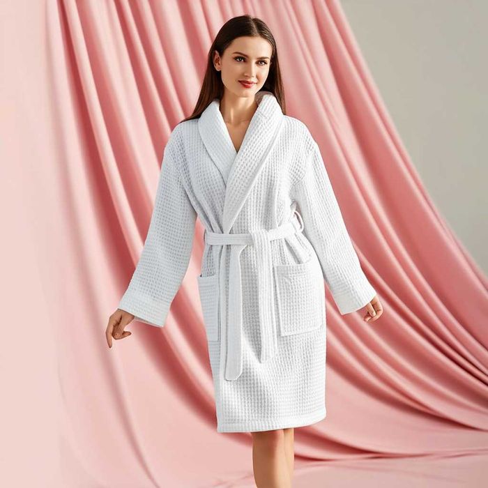 Банный халат хлопок — для дома и отдыха