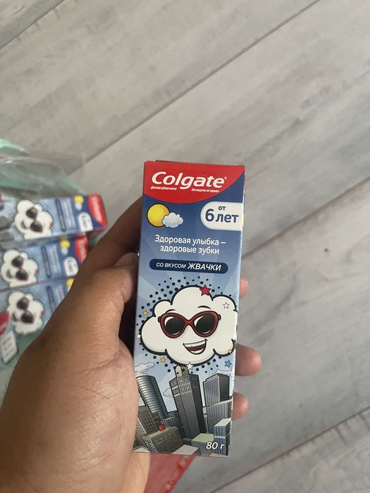 Детская зубная паста colgate