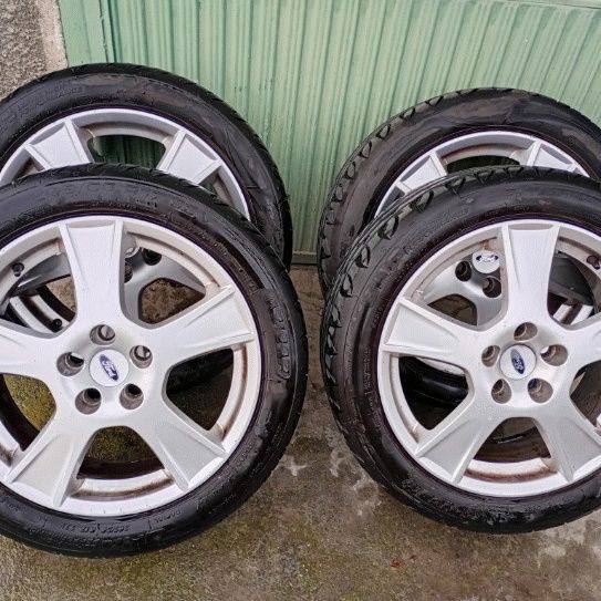 ДОТ 24, джанти 17 -ки,с гуми Тигър 205/50/17,за Форд , летни!