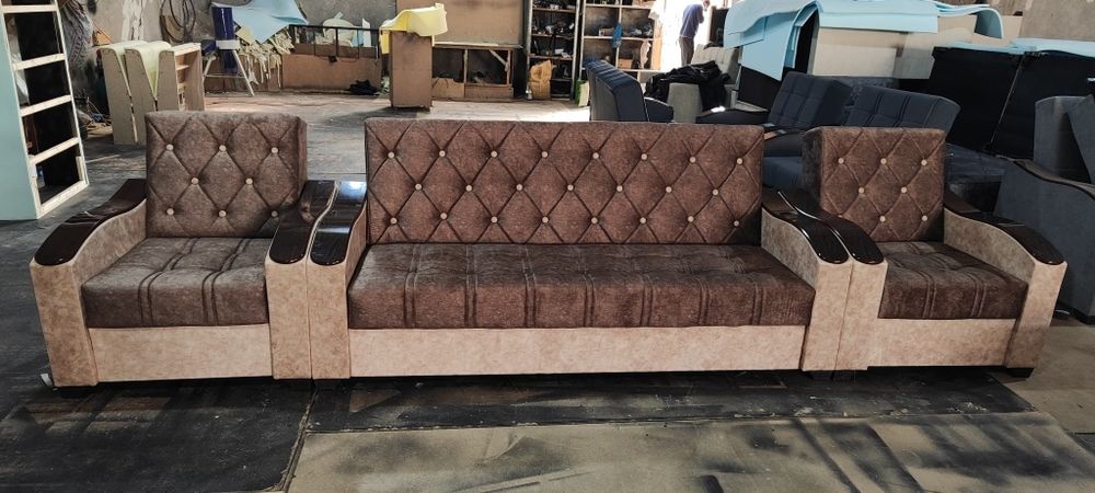 Диван и кресла, тройка, мягкая мебель, divan va kreslolar