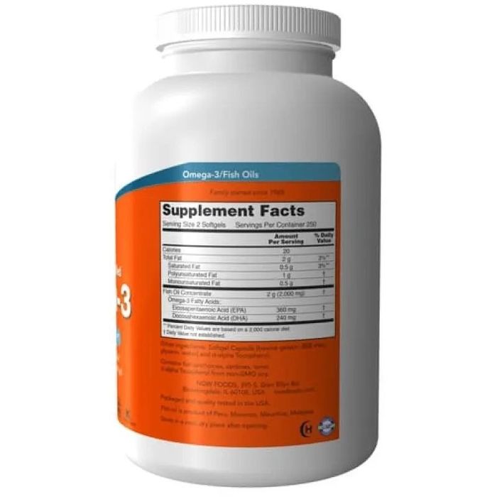 Омега NOW Omega-3 1000 мг 500 капсул