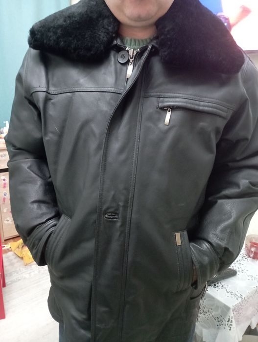 Куртка мужская кожаная