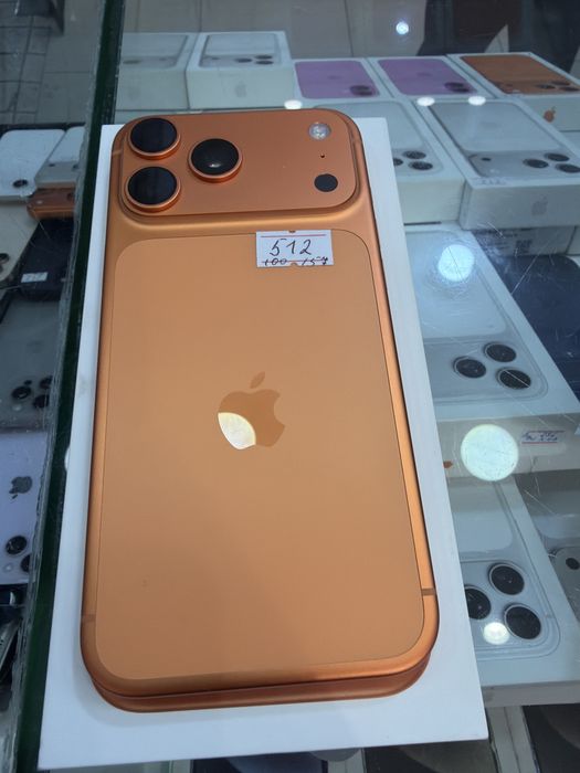 Iphone 17 pro max 512 gb orenc sim e sim batareka 100%