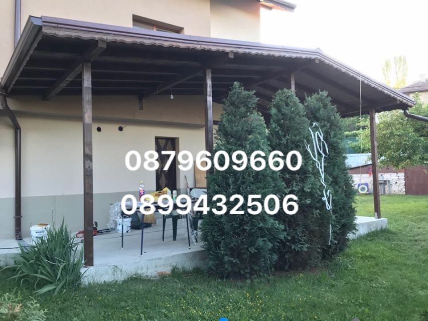 Дървени навеси конструкции беседки и барбекюта. Козирки Веранди