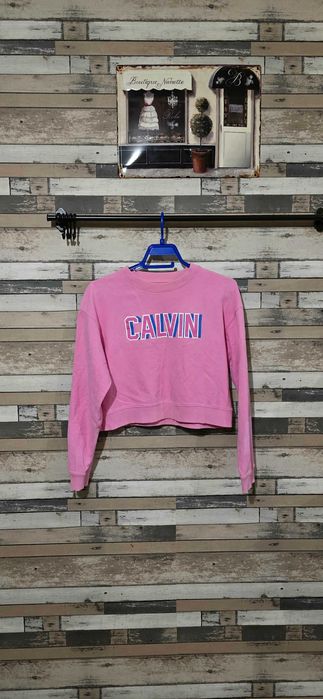 Calvin Klein xs-дамска къса блуза (х-596)