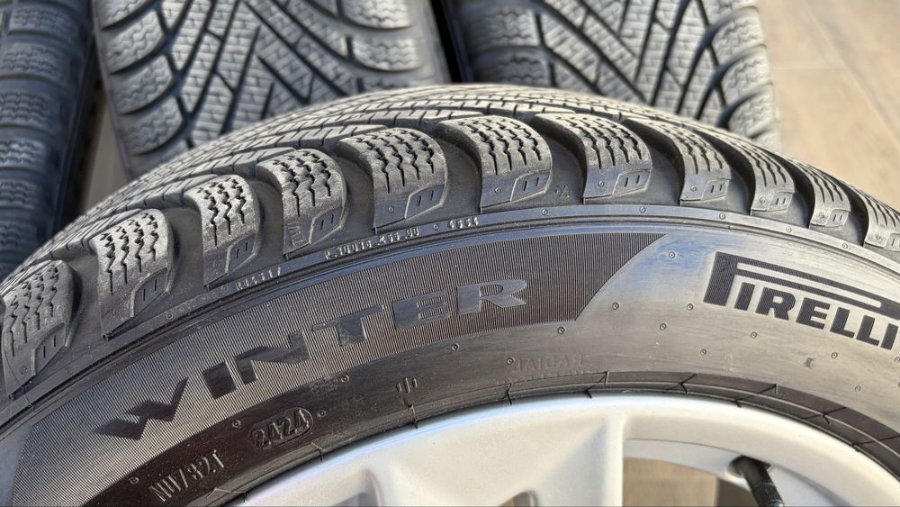 Jante Audi R17 Pirelli 2024 Roti iarnă Audi 225 50 R17 Dot 2024 Anvelope Pirelii 225 50 R17 Cauciucuri Pirelli 225 50 R17 Gume Pirelii 225 50 R17