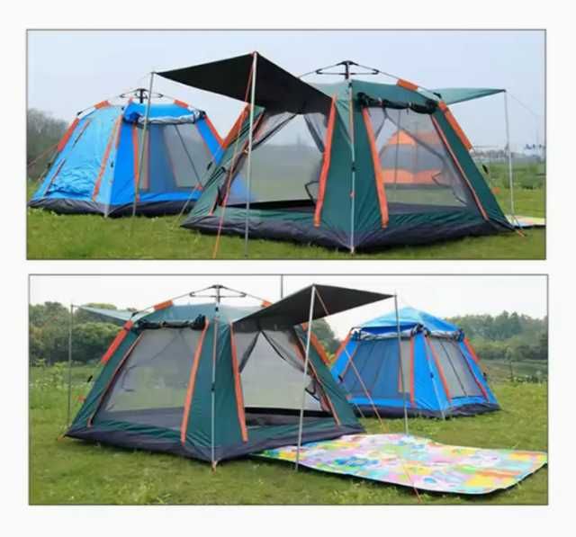 Палатка автомат-240х240х154 см 7 мест Доставка бесплатно